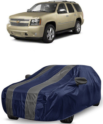 ANTOFY Car Cover For Chevrolet Tahoe 5.7L V8 (With Mirror Pockets)(Grey, Blue)