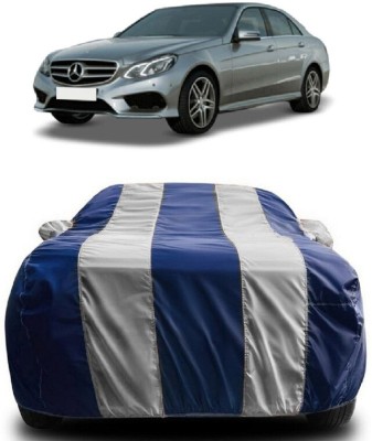 SUGASHRI Car Cover For Mercedes Benz E-Class E 200 CGI (With Mirror Pockets)(White, Blue)