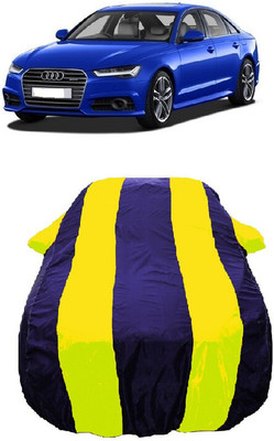 Wegather Car Cover For Audi A6 35 TDI Matrix Edition (With Mirror Pockets)(Yellow)