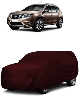 ANTOFY Car Cover For Nissan Terrano (With Mirror Pockets)(Maroon)