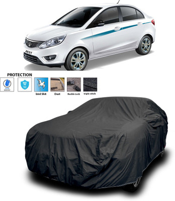PAGORA Car Cover For Tata Zest (With Mirror Pockets)(Black)