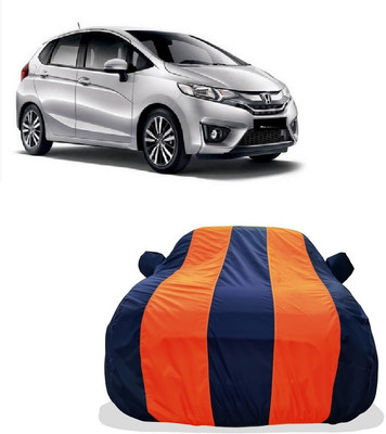 Tricway Car Cover For Honda Jazz 1.5 S i DTEC (With Mirror Pockets)(Orange)