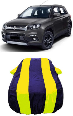 Wegather Car Cover For Maruti Suzuki Grand Vitara VDi Option (With Mirror Pockets)(Yellow)