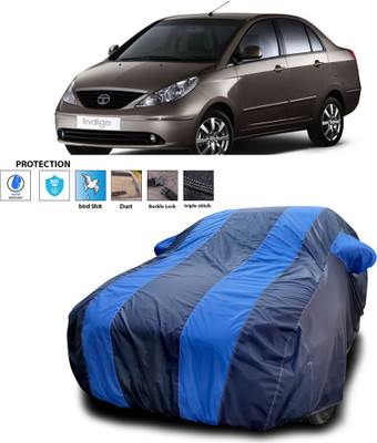 PAGORA Car Cover For Tata Indigo CS (With Mirror Pockets)(Blue)
