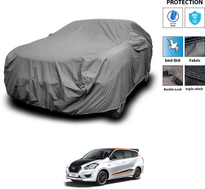 CODOKI Car Cover For Datsun GO Plus A (With Mirror Pockets)(Grey)