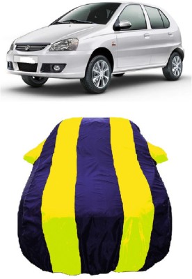 Wegather Car Cover For Tata Indica eV2 eLX (With Mirror Pockets)(Yellow)