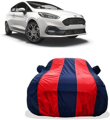 Tricway Car Cover For Ford Fiesta Sport (With Mirror Pockets)(Red)