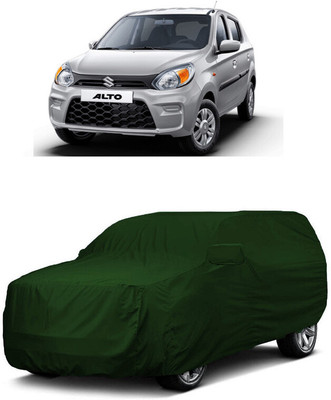 ANTOFY Car Cover For Maruti Suzuki Alto 800 (With Mirror Pockets)(Green)