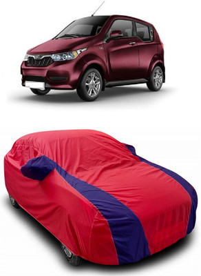 ANTOFY Car Cover For Mahindra e2oPlus P6 (With Mirror Pockets)(Red, Blue)