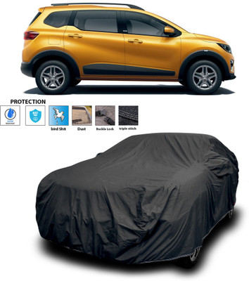 CODOKI Car Cover For Renault Triber (With Mirror Pockets)(Black)