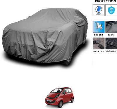 GOSHIV-car and bike accessories Car Cover For Tata Nano Genx (With Mirror Pockets)(Grey)