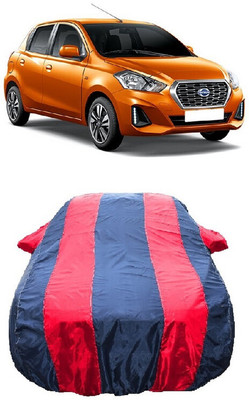 Wegather Car Cover For Datsun Datsun GO Datsun GO A Option Petrol (With Mirror Pockets)(Red)