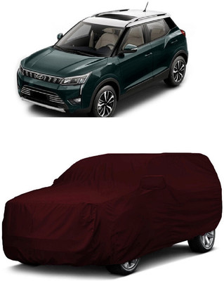 ANTOFY Car Cover For Mahindra XUV300 W6 Petrol (With Mirror Pockets)(Maroon)