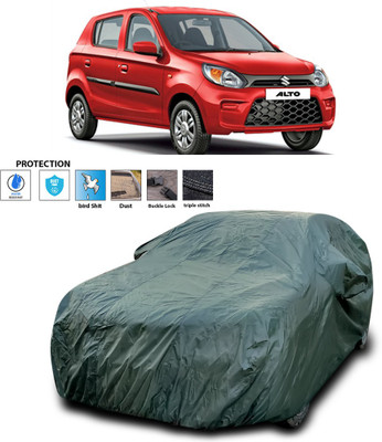 CODOKI Car Cover For Maruti A-Star (With Mirror Pockets)(Green)