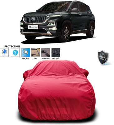 PAGORA Car Cover For MG Hector (With Mirror Pockets)(Maroon)