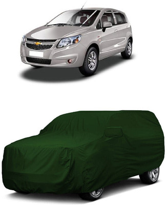 ANTOFY Car Cover For Chevrolet Uva Split (With Mirror Pockets)(Green)
