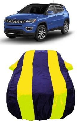 Wegather Car Cover For Jeep Compass 2.0 Limited Plus Diesel (With Mirror Pockets)(Yellow)