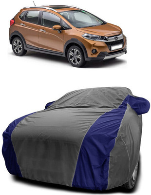 Autoprime Car Cover For Honda WRV (With Mirror Pockets)(Grey, Blue)