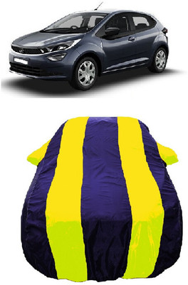 Wegather Car Cover For Tata Altroz XT Petrol (With Mirror Pockets)(Yellow)