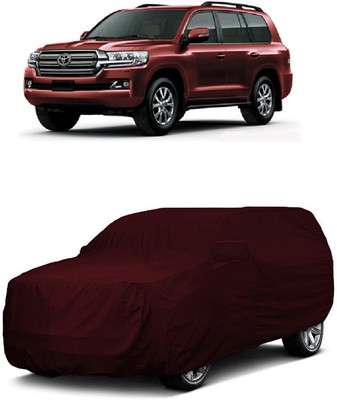 ANTOFY Car Cover For Toyota Land Cruiser 200 VX (With Mirror Pockets)(Maroon)