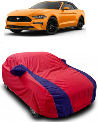 ANTOFY Car Cover For Ford Mustang Facelift (With Mirror Pockets)(Red, Blue)