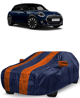 ANTOFY Car Cover For Mini Cooper Cooper 5 DOOR D (With Mirror Pockets)(Orange, Blue)