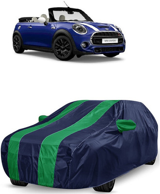 ANTOFY Car Cover For Mini Cooper Cooper Convertible S Petrol (With Mirror Pockets)(Green, Blue)