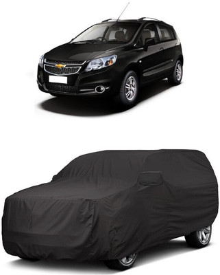 ANTOFY Car Cover For Chevrolet Sail Hatchback 1.3 TCDi LS (With Mirror Pockets)(Grey)