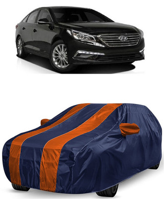 ANTOFY Car Cover For Hyundai Sonata LF3 Active (With Mirror Pockets)(Orange, Blue)