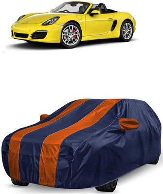 ANTOFY Car Cover For Porsche Boxster S (With Mirror Pockets)(Orange, Blue)