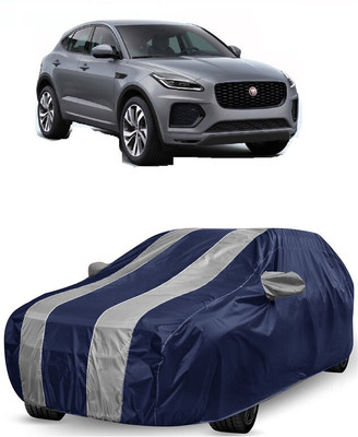 ANTOFY Car Cover For Mahindra E-Pace (With Mirror Pockets)(White, Blue)