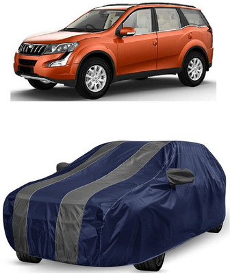 ANTOFY Car Cover For Mahindra XUV500 W6 1.99 mHawk (With Mirror Pockets)(Grey, Blue)
