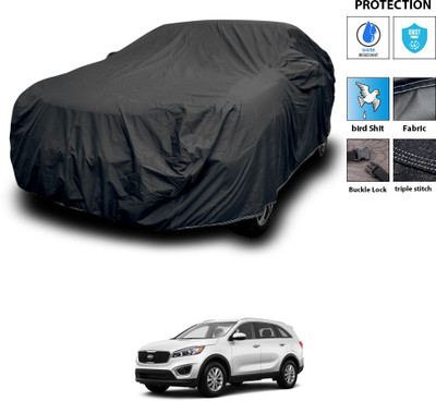 PAGORA Car Cover For Kia Sorento (With Mirror Pockets)(Black)