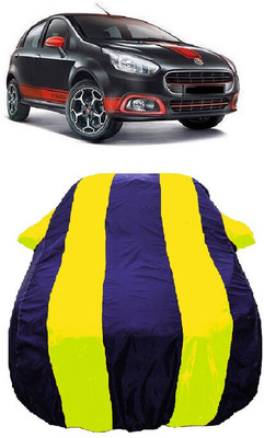 Wegather Car Cover For Fiat Abarth Punto (With Mirror Pockets)(Yellow)
