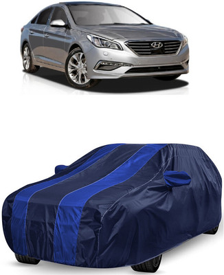 ANTOFY Car Cover For Hyundai Sonata LF Premium (With Mirror Pockets)(Blue, Blue)