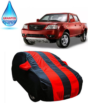 FFZ Car Cover For Tata Xenon (With Mirror Pockets)(Red, Black, For 2020 Models)
