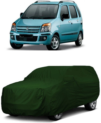 ANTOFY Car Cover For Maruti Wagon R 1.1L 16V (With Mirror Pockets)(Green)