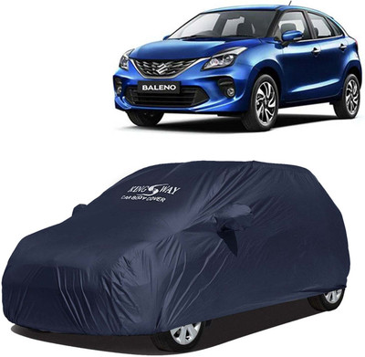 Kingsway Car Cover For Maruti Suzuki Baleno (With Mirror Pockets)(Grey, For 2019, 2020, 2021, 2022 Models)