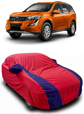 ANTOFY Car Cover For Mahindra XUV500 W7 AT Diesel (With Mirror Pockets)(Red, Blue)