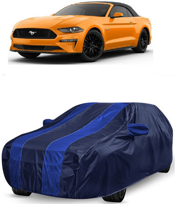 ANTOFY Car Cover For Ford Mustang Facelift (With Mirror Pockets)(Blue, Blue)