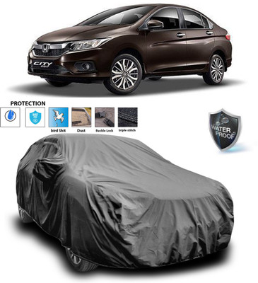 PAGORA Car Cover For Honda City i-Dtec (With Mirror Pockets)(Grey)