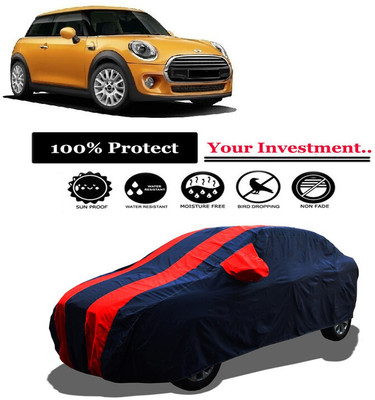Amexride Car Cover For Mini Cooper Cooper 3 Door Cooper D Diesel (With Mirror Pockets)(Red)