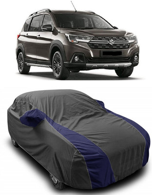 ANTOFY Car Cover For Maruti Suzuki XL6 Alpha AT Petrol (With Mirror Pockets)(Grey, Blue)