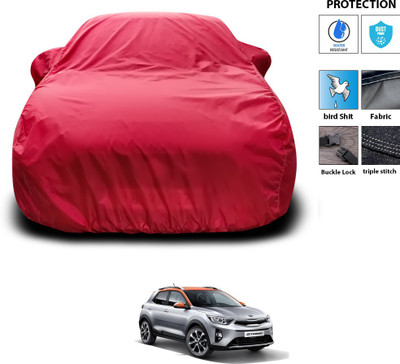 PAGORA Car Cover For Kia Stonic (With Mirror Pockets)(Maroon)