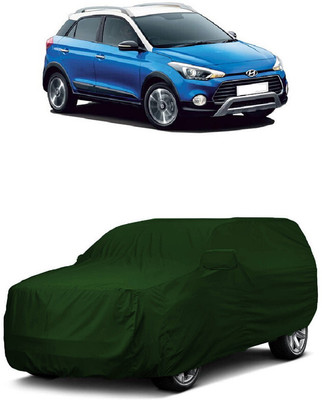 ANTOFY Car Cover For Hyundai i20 Active 1.4 S (With Mirror Pockets)(Green)