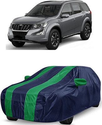 ANTOFY Car Cover For Mahindra XUV500 W3 Diesel (With Mirror Pockets)(Green, Blue)