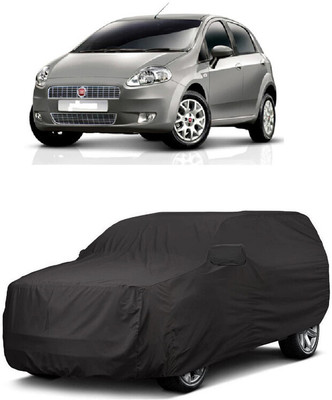 ANTOFY Car Cover For Fiat Punto Emotion 1.4L (With Mirror Pockets)(Grey)