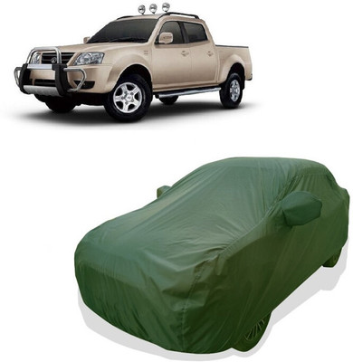 Tricway Car Cover For Tata Xenon XT 2.2 (With Mirror Pockets)(Green)