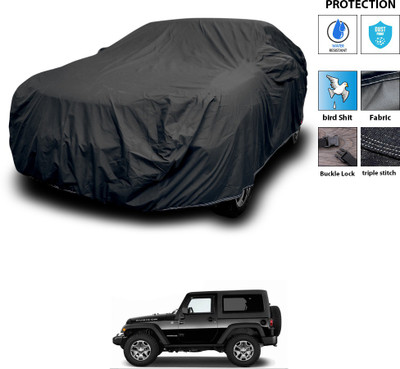 CODOKI Car Cover For Mahindra Thar (With Mirror Pockets)(Black)