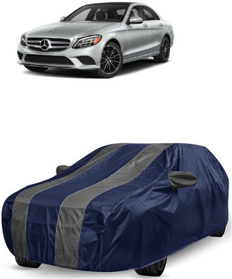 ANTOFY Car Cover For Mercedes Benz C-Class 520 DCI (With Mirror Pockets)(Grey, Blue)